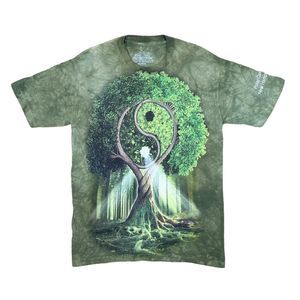 The Mountain Ying Yang Tree of Life Tee - Size Small
